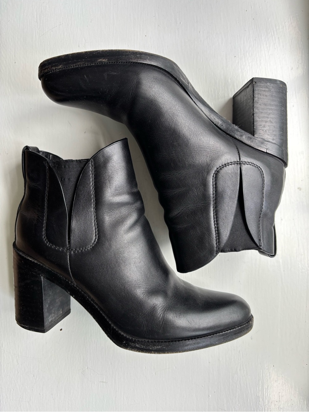 Alexander Wang Black Heeled Booties